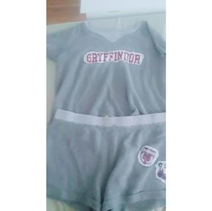 Sleepwear shirt and shorts